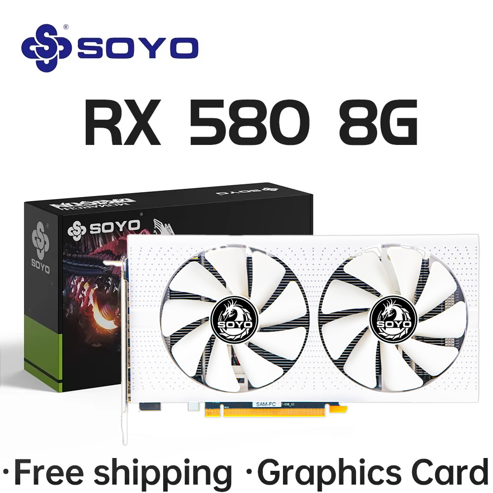 Rx 580 8Gb 2048Sp Gpu - SOYO AMD Radeon RX580 8GB 그래픽