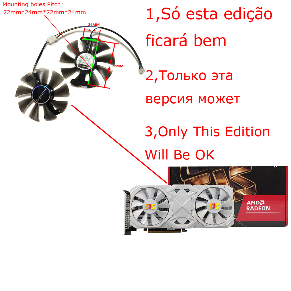 그래픽 카드 선풍기, GPU 쿨러,SE JI SHI S - Rx 580 8Gb 2048Sp Gpu 리뷰 및 가격