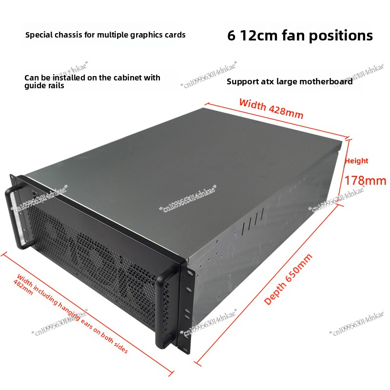 4U 멀티 그래픽 카드 섀시 6/8 그래픽 카드 IDC - 8 Gpu 4U Server Chassis 리뷰 및 가격