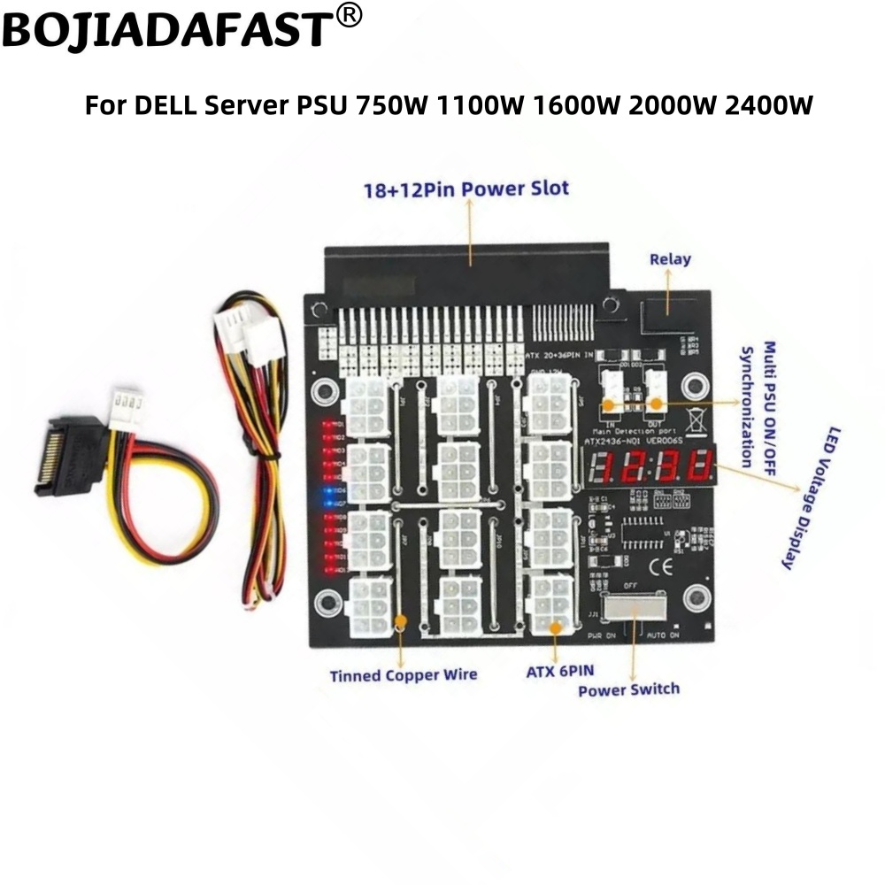 DELL 1100W 2000W 2400W 750W 16 - 2400W Server Psu Breakout Board 리뷰 및 가격