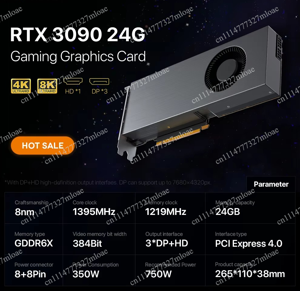 RTX 3090 DDR6X 그래픽 카드 Rtx 3080 - Rtx 3090 24Gb Graphics Card 리뷰 및 가격