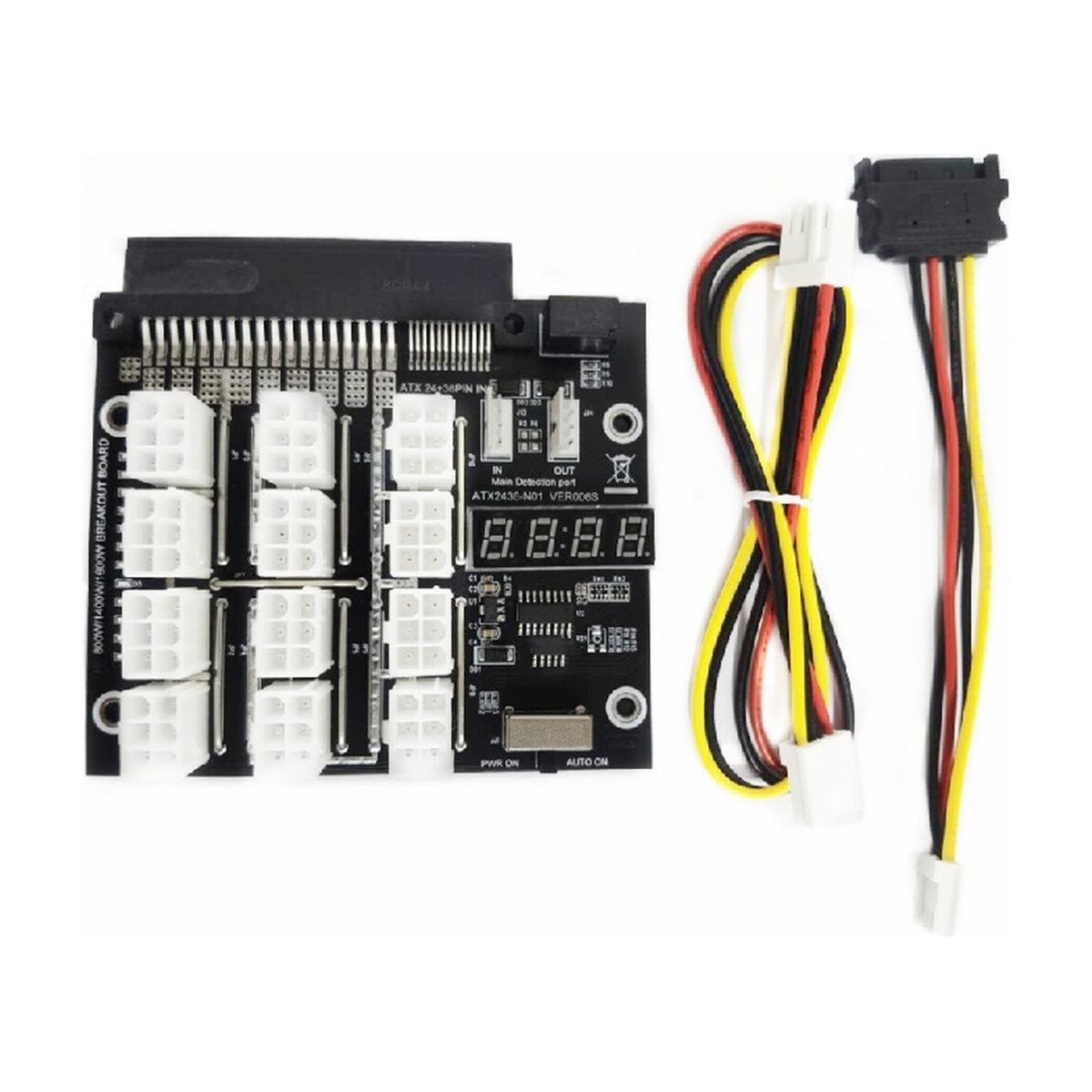 새로운 공장~12포트 PCIe 6핀 커넥터 브레이크아웃 - 2400W Server Psu Breakout Board 리뷰 및 가격